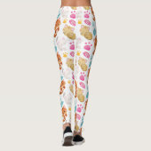 Krattenpatroon, stutten, Kat, Kittens, poten Leggings (Achterkant)