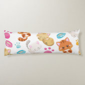 Krattenpatroon, stutten, Kat, Kittens, poten Lichaamskussen (Achterkant)