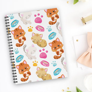 Krattenpatroon, stutten, Kat, Kittens, poten Notitieboek