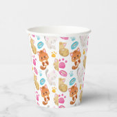 Krattenpatroon, stutten, Kat, Kittens, poten Papieren Bekers (Rechts)