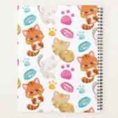 Krattenpatroon, stutten, Kat, Kittens, poten Planner (Achterkant)