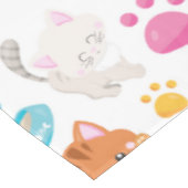 Krattenpatroon, stutten, Kat, Kittens, poten Tafelkleed (Gekanteld)