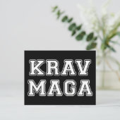 Krav Maga Briefkaart (Staand voorkant)