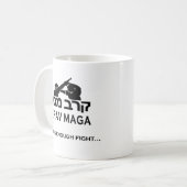 Krav Maga - Drinkeware Koffiemok (Voorkant links)