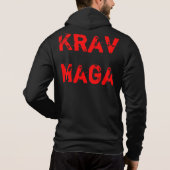 Krav Maga Jacket Hoodie (Achterkant)