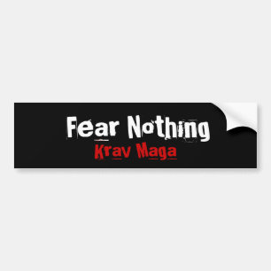Krav Maga martial arts bumpersticker