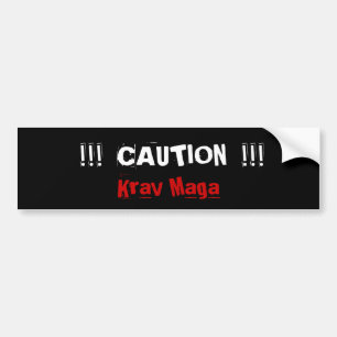 Krav Maga martial arts bumpersticker
