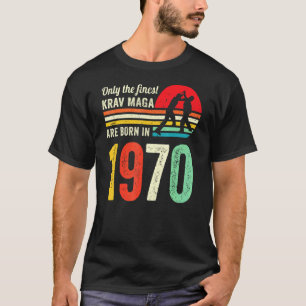 Krav Maga Martial Arts MMA Fighter jaren 70 Retro T-shirt