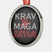 Krav Maga Metalen Ornament (Links)