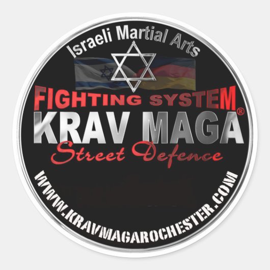 Krav Maga Rochester Sticker (Voorkant)