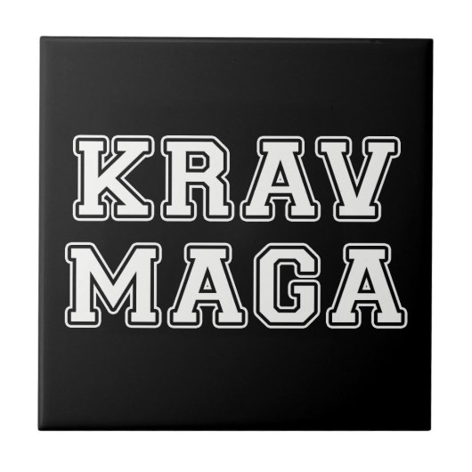 Krav Maga Tegeltje (Voorkant)