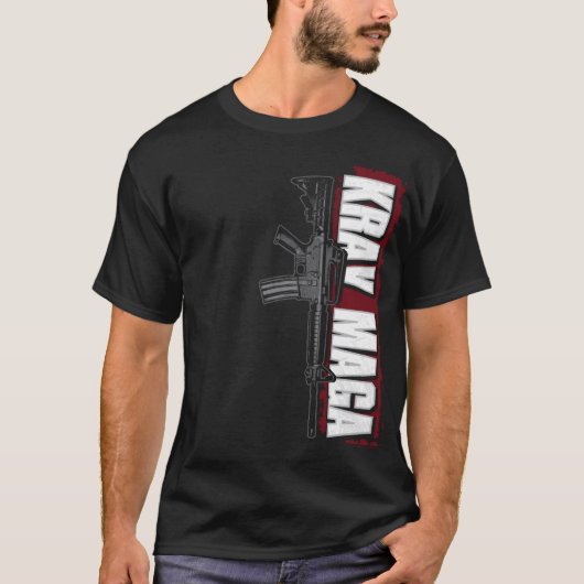 Krav Maga Vertical M16 T-shirt (Voorkant)