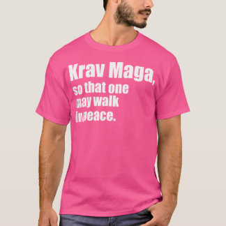 Krav Maga Zelfverdedigingstroepen bestrijden conta T-shirt