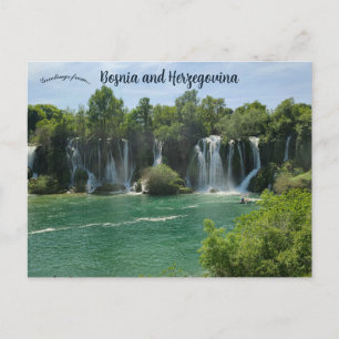 Kravica-waterval Bosnië en Herzegovina Briefkaart