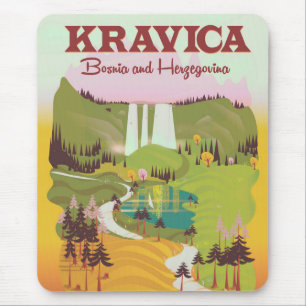 Kravica-watervallen Bosnië en Herzegovina Muismat