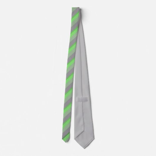 Krawatte grau grün cravate gris vert (Dos)