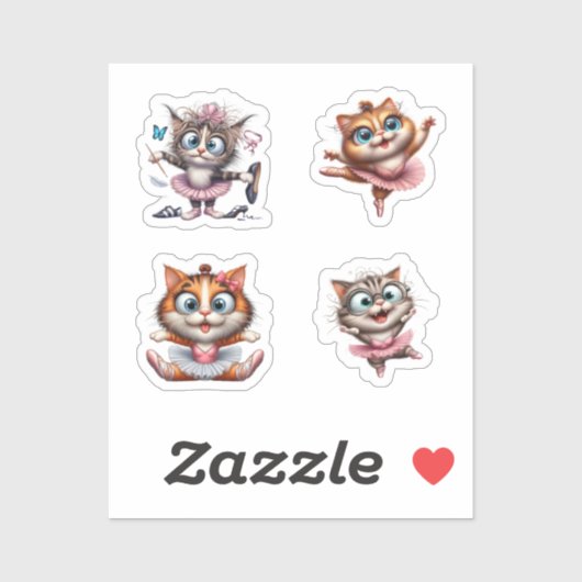 krazy cballerina sticker (Vel)