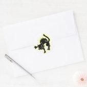 Krazy Kat Ronde Sticker (Envelop)