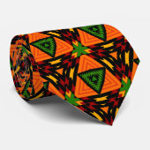Krazy Kool Kente Cravate de style tribal (Roulé)