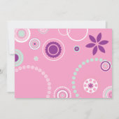 KRAZY POIS Faire-part de mariage Abstraite (Dos)