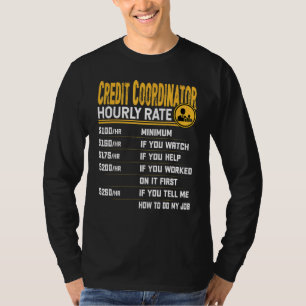 Kredietcoördinator Kredietbeheerder Uurtarief DIR T-shirt