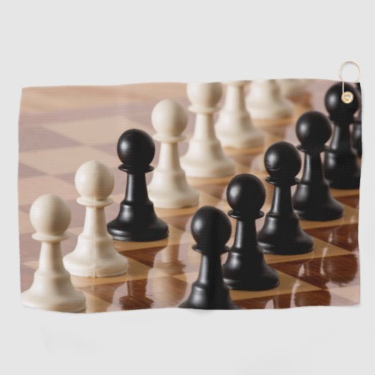 Kredieten op de kade golfhanddoek (Horizontaal)