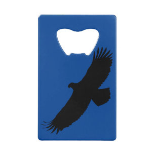 Kredietflessenopener voor Kaart met Eagle Flying Kredietkaart Flessenopener