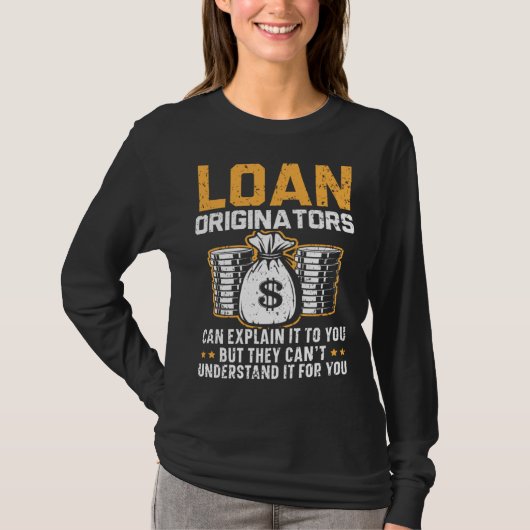 Kredietfunctionaris Beroep Schuld Leningsfunctiona T-shirt (Voorkant)
