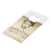 . KREDIETKAART FLESSENOPENER (Voorkant Gekanteld)