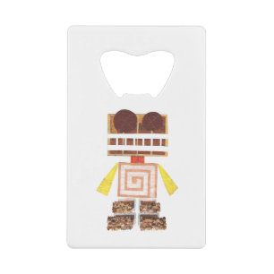Kredietkaart voor Chocolade Robot Open Flessenopener