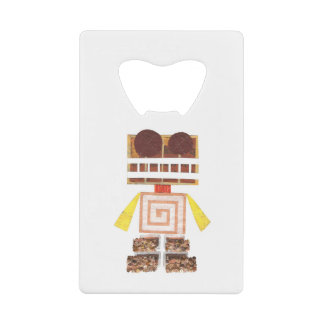 Kredietkaart voor Chocolade Robot Open Flessenopener