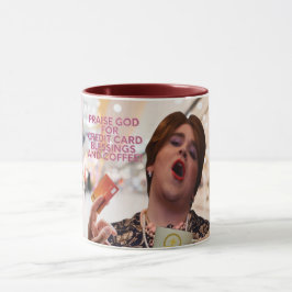 Kredietkaartenbonnen en koffie-Mok van Bambi Mok