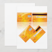 Kredietkaartuitvindingen Kaart (Voorkant / Achterkant)