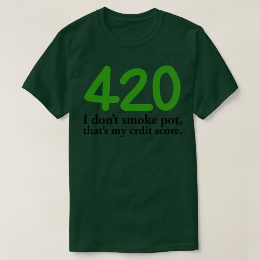 Kredietscore T-shirt (Design voorkant)