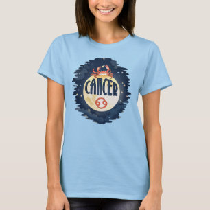 Kreeft astrologie maan zodiac teken horoscoop t-shirt