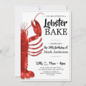 Kreeft Bake Theme 30e verjaardag viering Kaart (Voorkant)