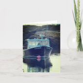 Kreeft Boot Note Kaart (Voorkant)