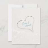 kreeft en kant met hartgegevens kaart (Achterkant)