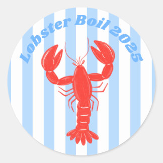 Kreeft en Strepen Sticker