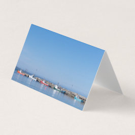 Kreeft Gevist Boten gevouwen visitekaartjes