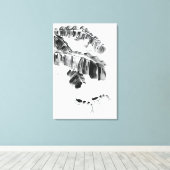 Kreeft in water canvas afdruk (Insitu (Houten vloer))