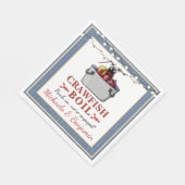 Kreeft Kookfeest Koppels Bruidsfeest Verlovingsfee Servet (Hoek)