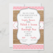 Kreeft Koppels Baby Shower Kaart (Voorkant)