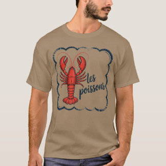 Kreeft Lover Gifts & Seafood Festival Kleding Vin T-shirt