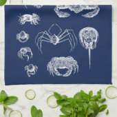 kreeft met schaaldieren theedoek (Gevouwen)