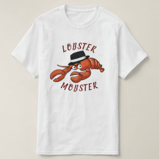 Kreeft Mobster 🦞 Schattigee Cartoon gangster met  T-shirt
