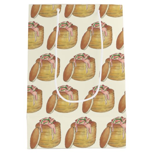 Kreeft Newburg Newberg Vis en zeevruchten Eten Ret Medium Cadeauzakje (Achterkant)