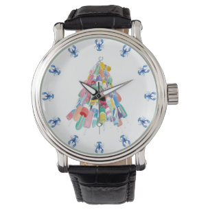 Kreeft O'Clock - Blauw Horloge