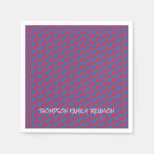 kreeft patroon familie reünie naam kustplezier servet