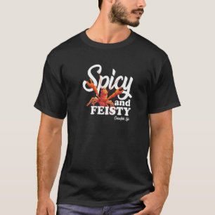 Kreeft Pittige En Fel Kreeftkokerij Schattige Kree T-shirt
